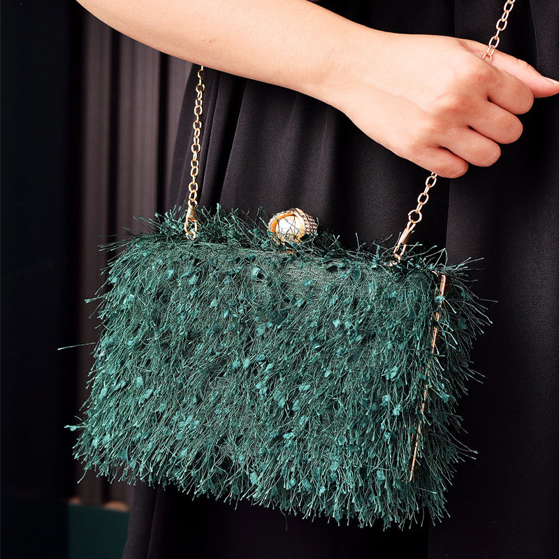 Tassel Handbags Women Dress Party Evening Bag Fashion Luxury Designer